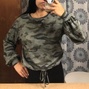 Women’s Camo Crewneck Sweater